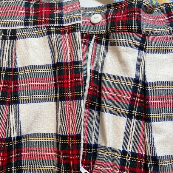 Vintage 1970s Kyoto stirrup pants, NWT red/white plaid cotton/lycra Womens 13-14 - Picture 4 of 7